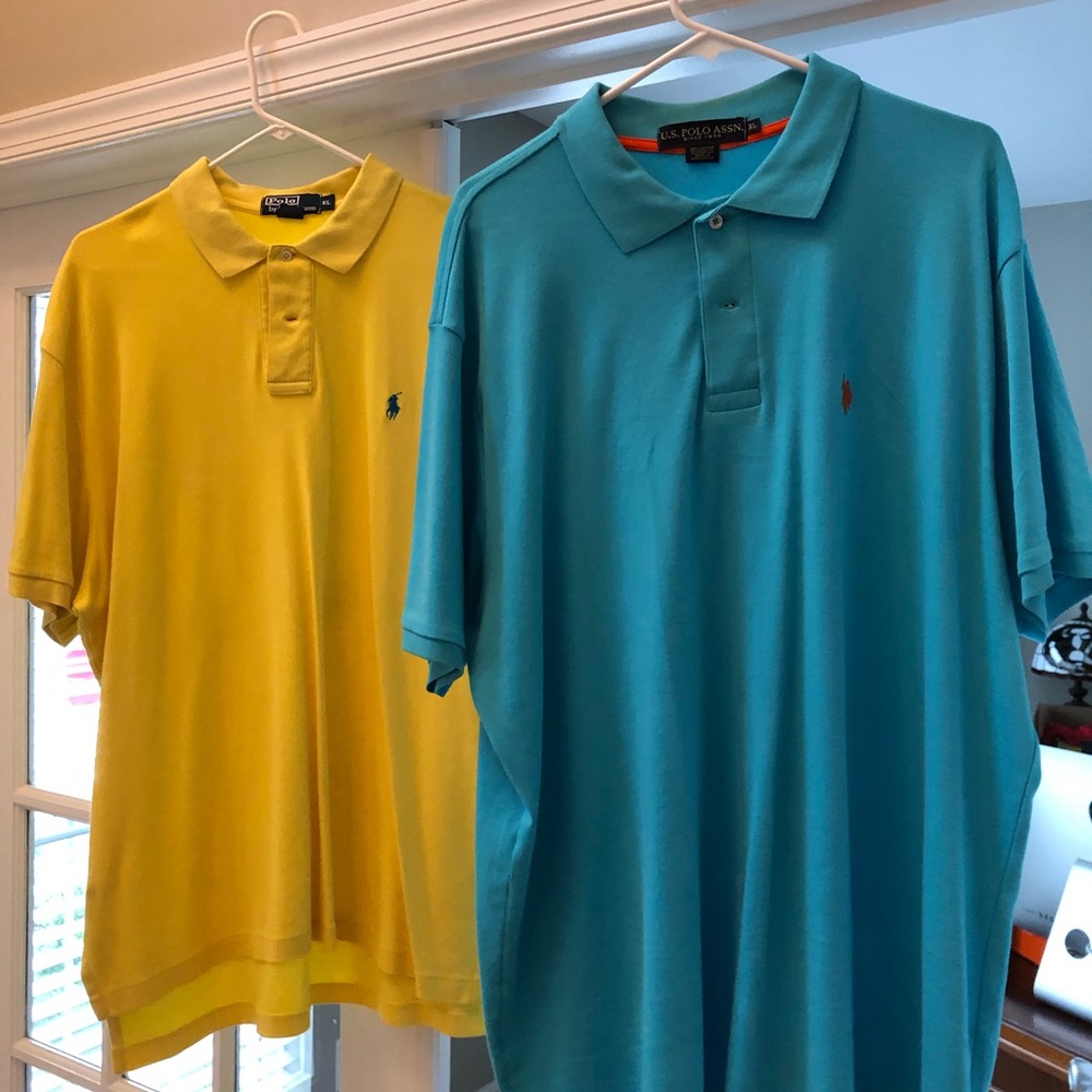 Two Men’s US Polo Assoc Shirts